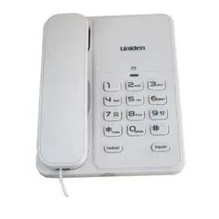 UNIDEN - Teléfono Sobremesa AS-7202 - Blanco