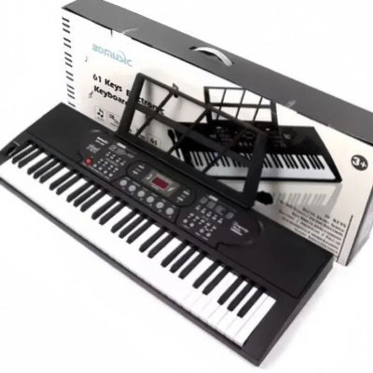 GENERICO - Teclado 61 Teclas Teclado Piano Teclado Musical Color Negro