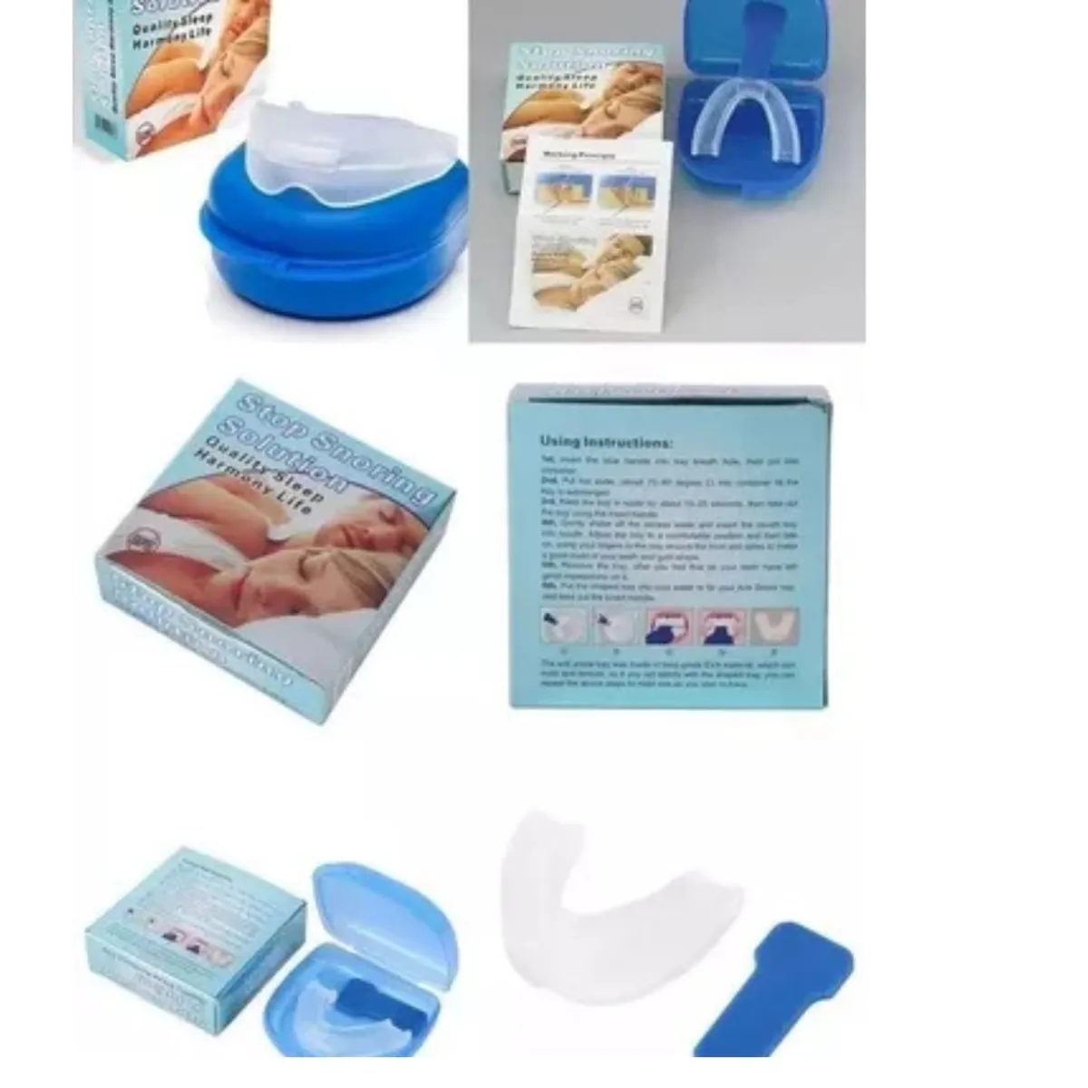 LIKE SHOP - Placa Dental Anti Ronquido Anti Bruxismo. Protector 2 En 1