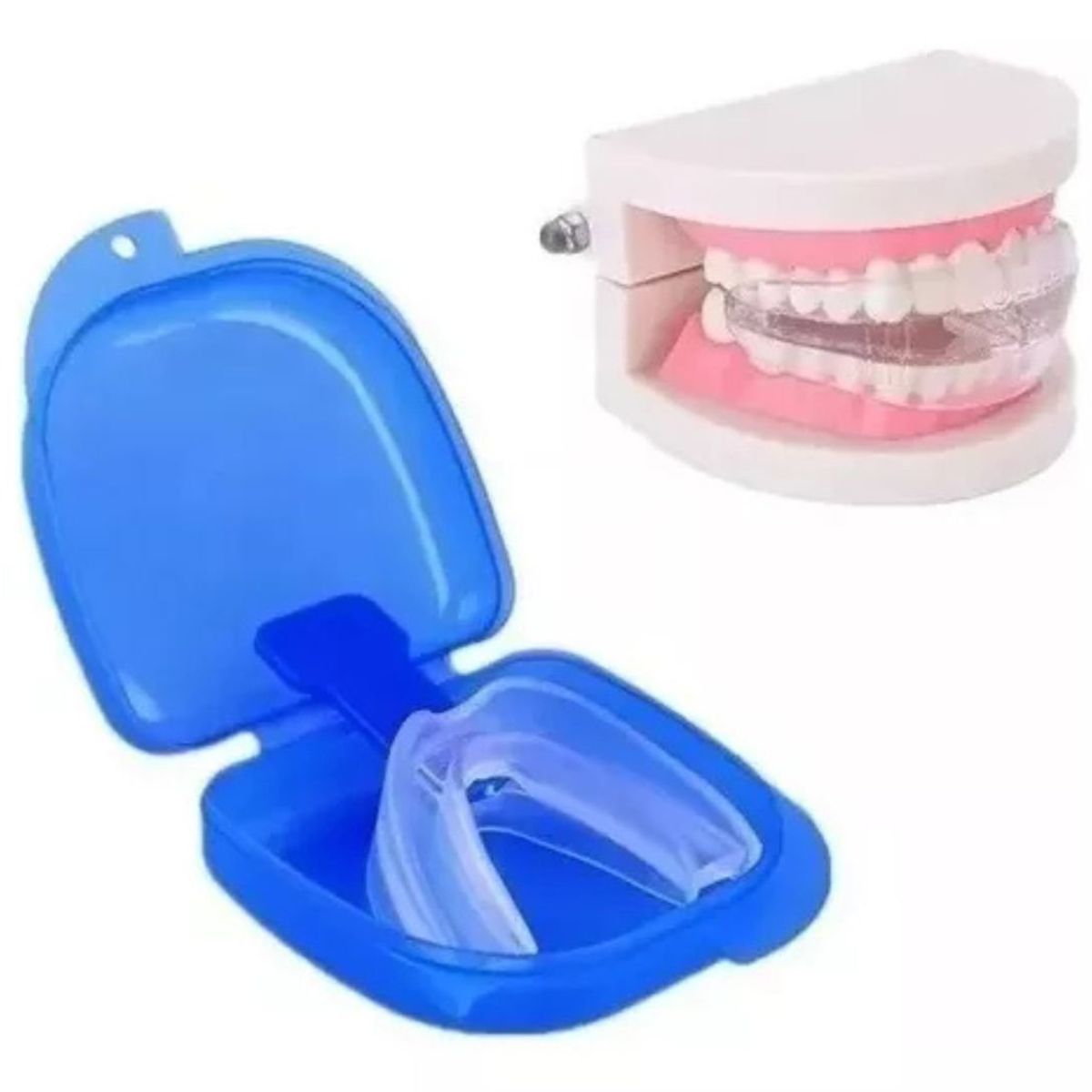 LIKE SHOP - Placa Dental Anti Ronquido Anti Bruxismo. Protector 2 En 1