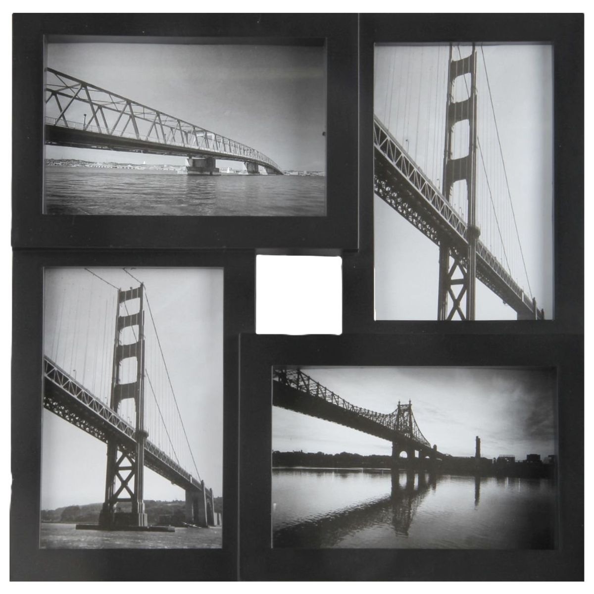 RONDA - Marco Collage 4PCS Negro 30x30 cm