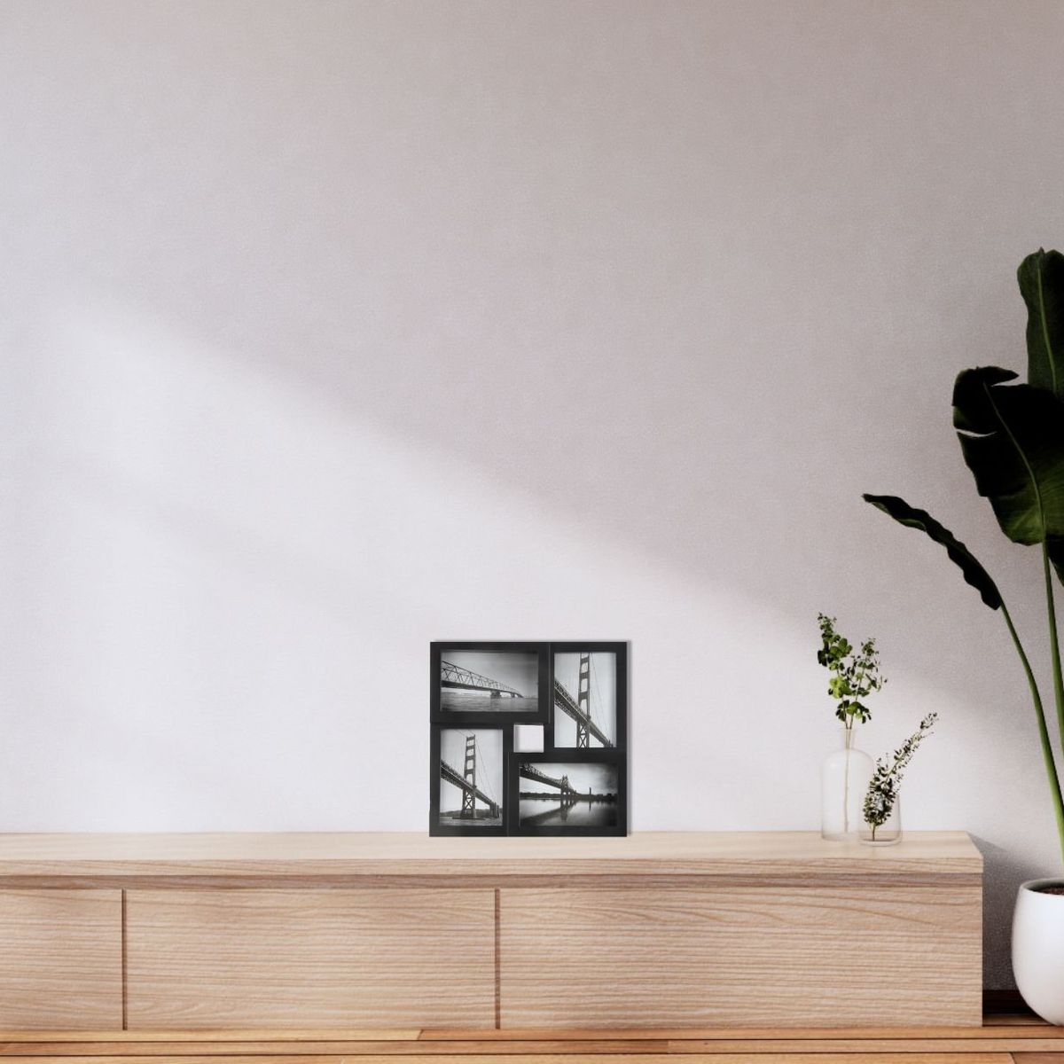 RONDA - Marco Collage 4PCS Negro 30x30 cm