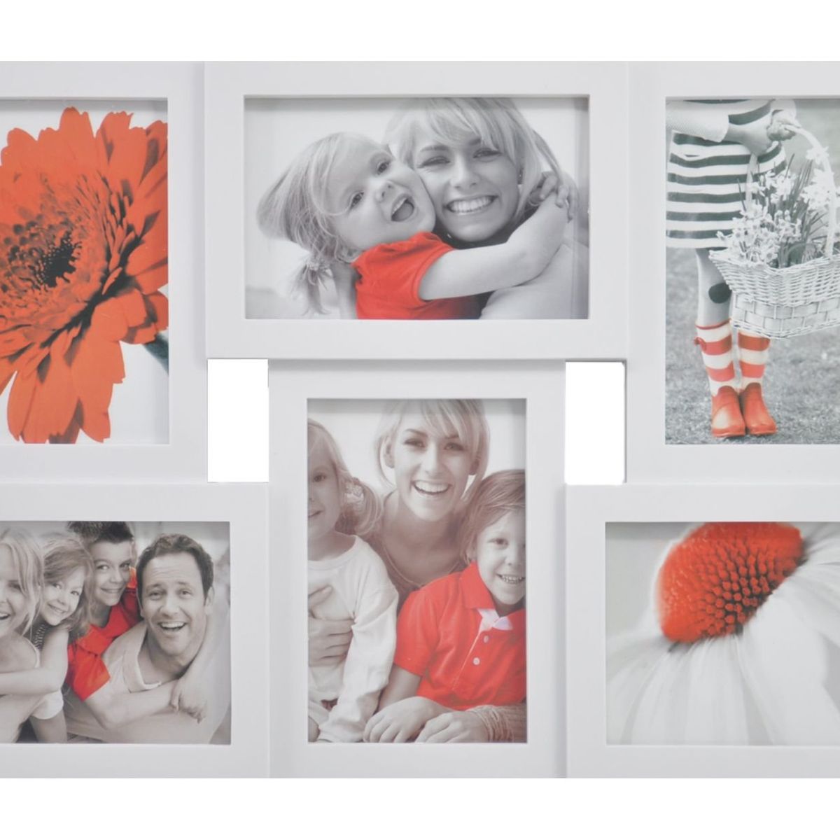 RONDA - Marco Collage 6PCS Blanco 46x29 cm