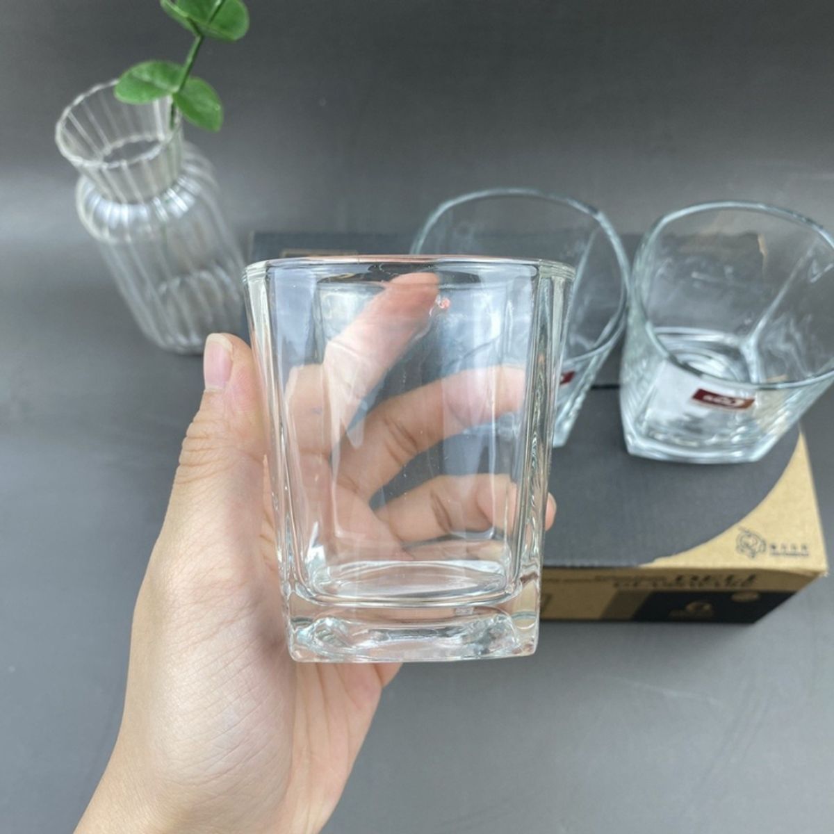 GENERICO - Set 6 Vasos Whisky estilo moderno 250ml