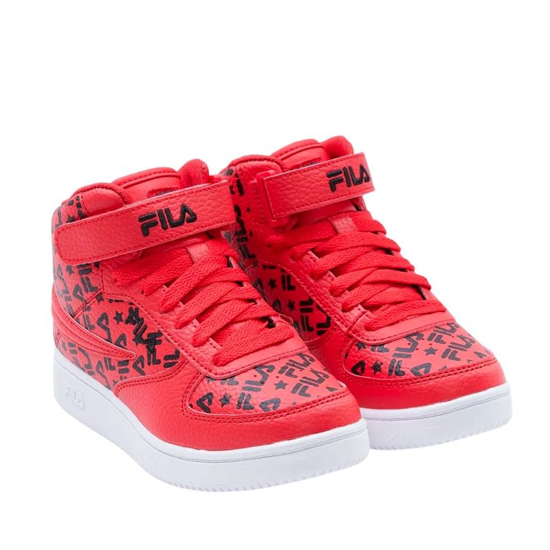 FILA - Zapatillas De Niño Fila A-High Stealth Stars Rojo