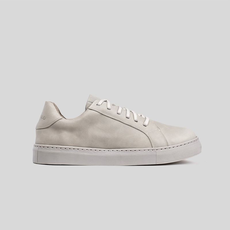 TRAUKO - Zapatilla Cuero Hombre CenizaTrauko Montblanc