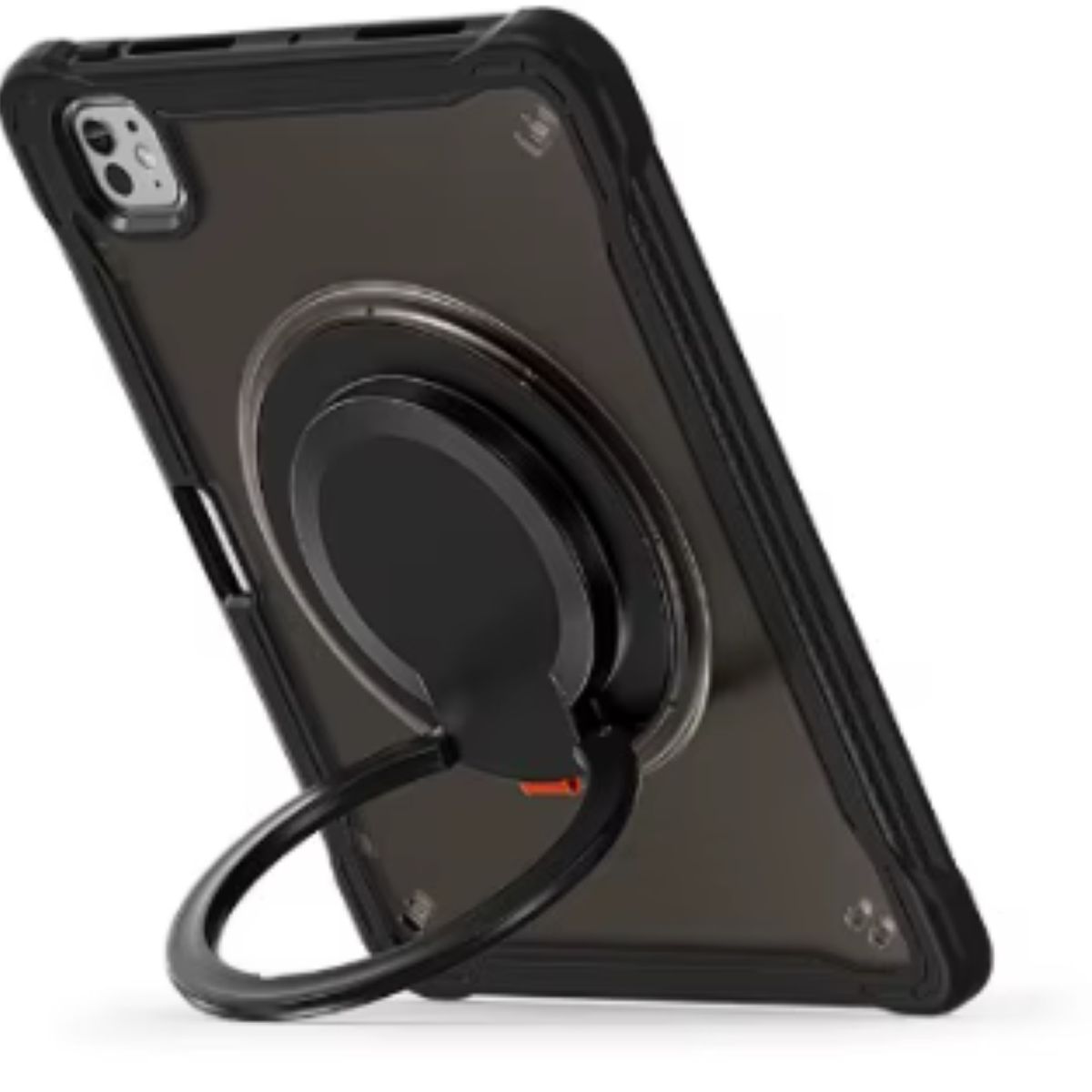 GENERICO - Carcasa Anillo Con Soporte Para iPad A16 11th Gene Negro