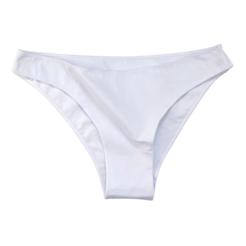 GARSIL - Pack 4 Calzon Tanga Para Mujer De Algodón Elasticado Liso