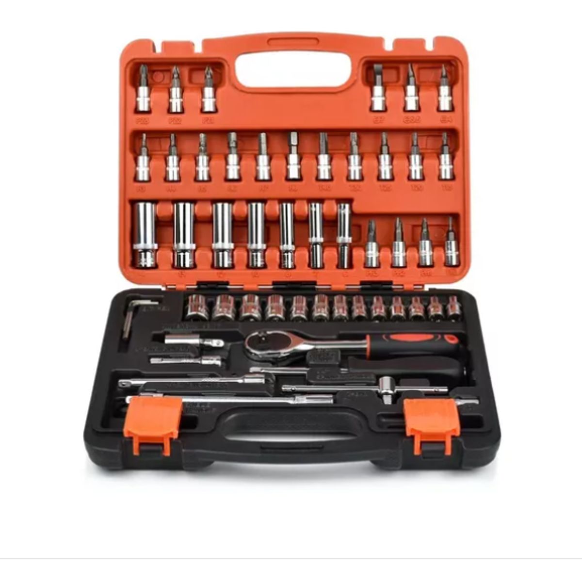 GENERICO - Juego De Dados Y Puntas Magnéticas C Chicharra 14 53pc