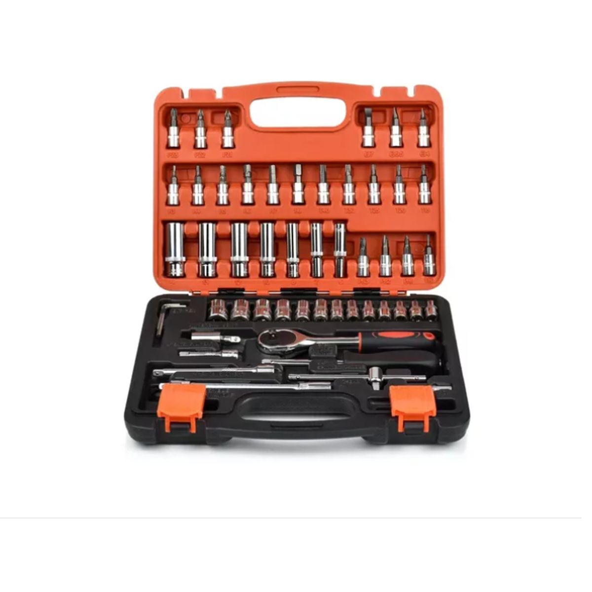 GENERICO - Juego De Dados Y Puntas Magnéticas C Chicharra 14 53pc