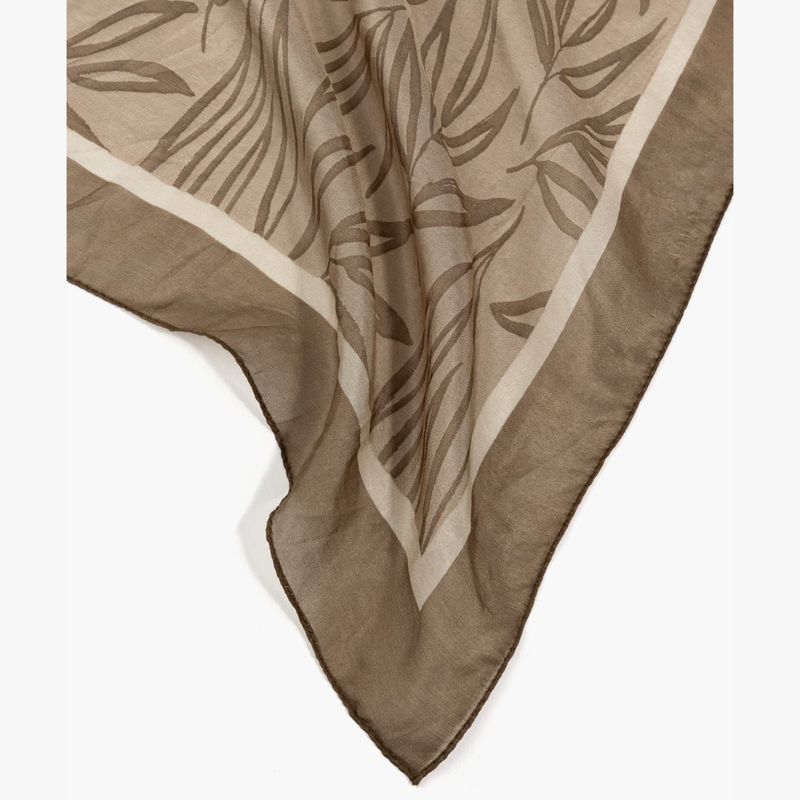 LOUNGE - Bandana Mujer Seda Hojas