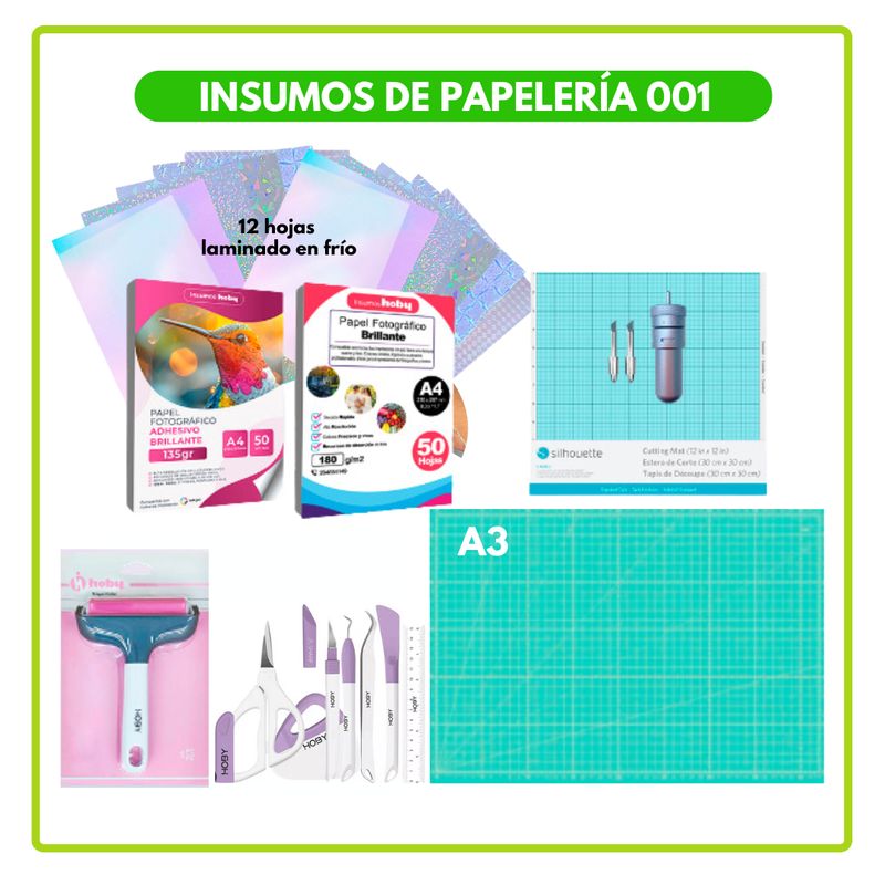 GENERICO - Insumos de papelería para Manualidades y Cameo 4 / Cameo 5