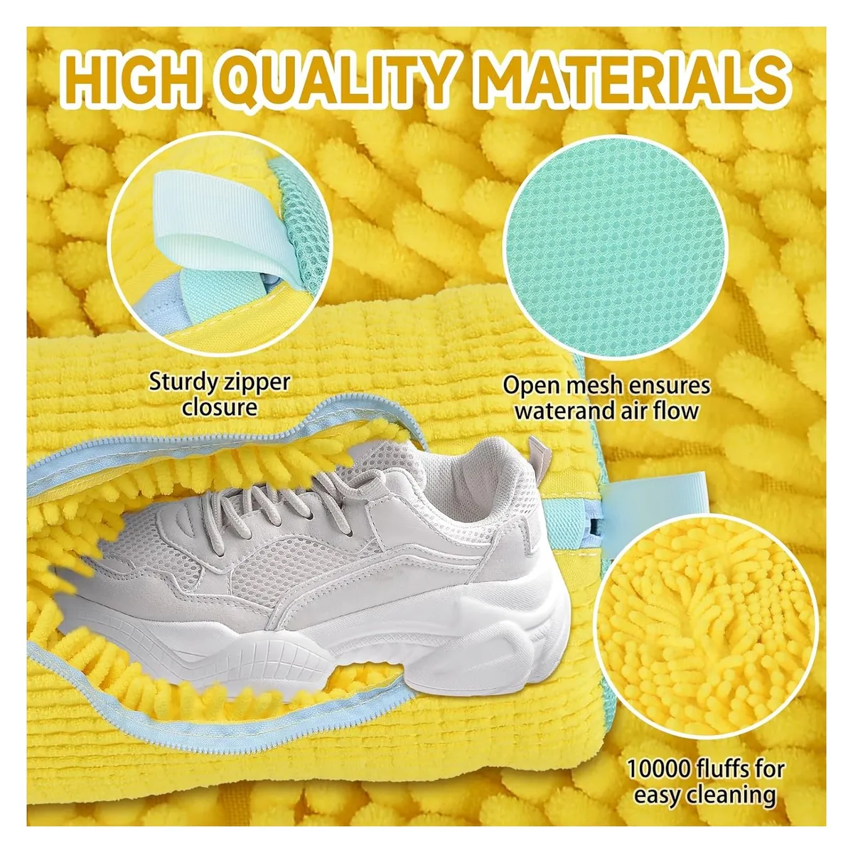 GENERICO - Bolsa Para Lavadora De Micro Fibra Para Lavar Zapatillas