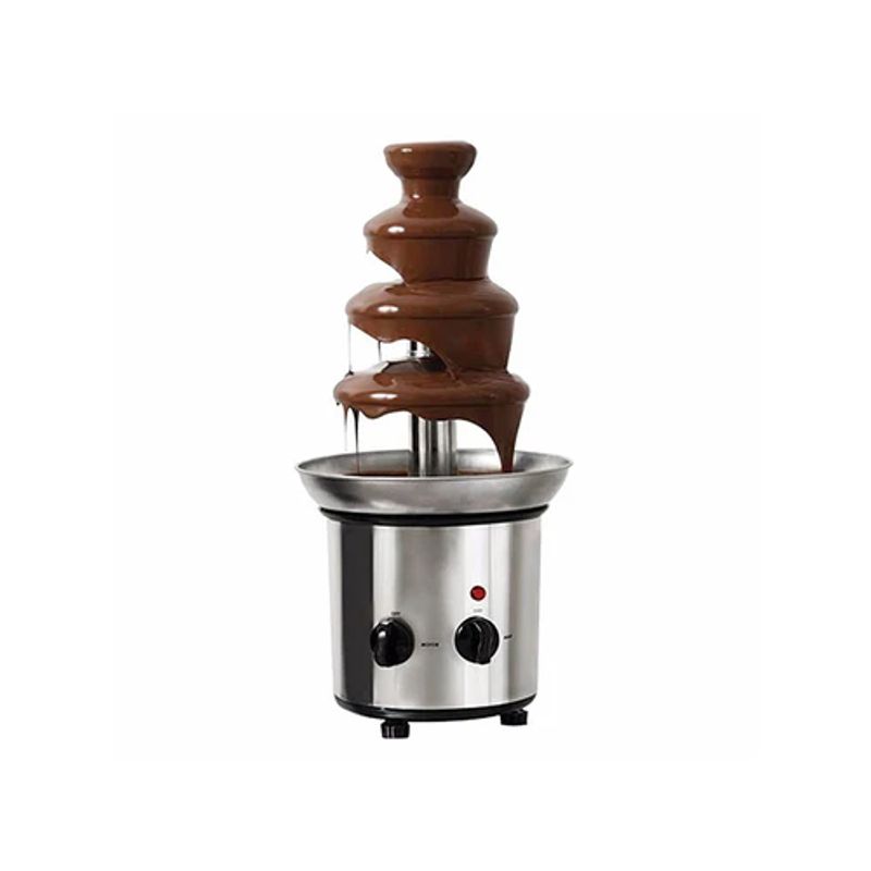 MOVI - CASCADA FUENTE DE CHOCOLATE FONDUE ACERO INOXIDABLE 4 NIVELES