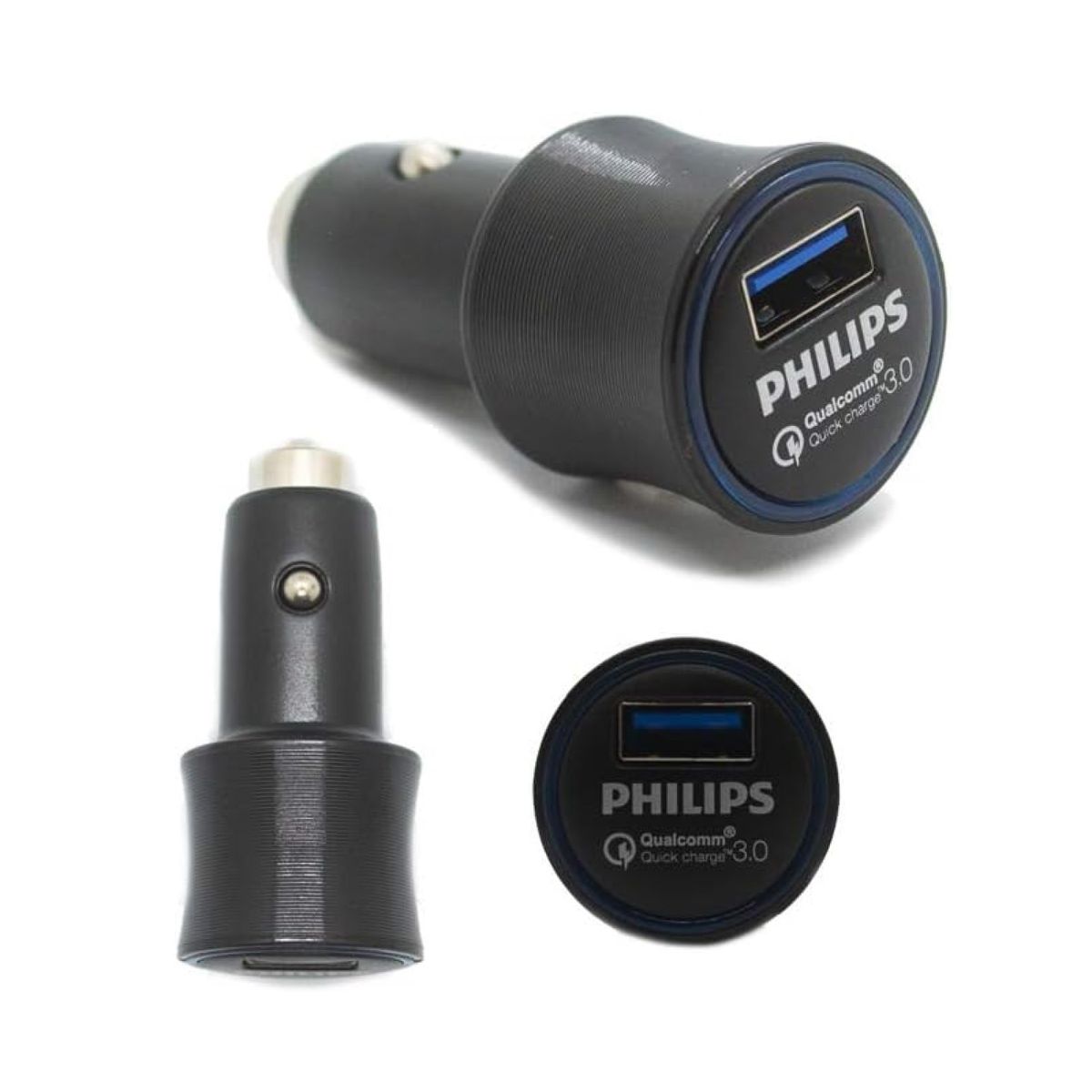 PHILIPS - Cargador para Auto Ultrarrápido QC 3.0 18w Philips