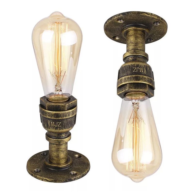 MICRO - 2 piezas lampara de techo vintage luz industrial e27.