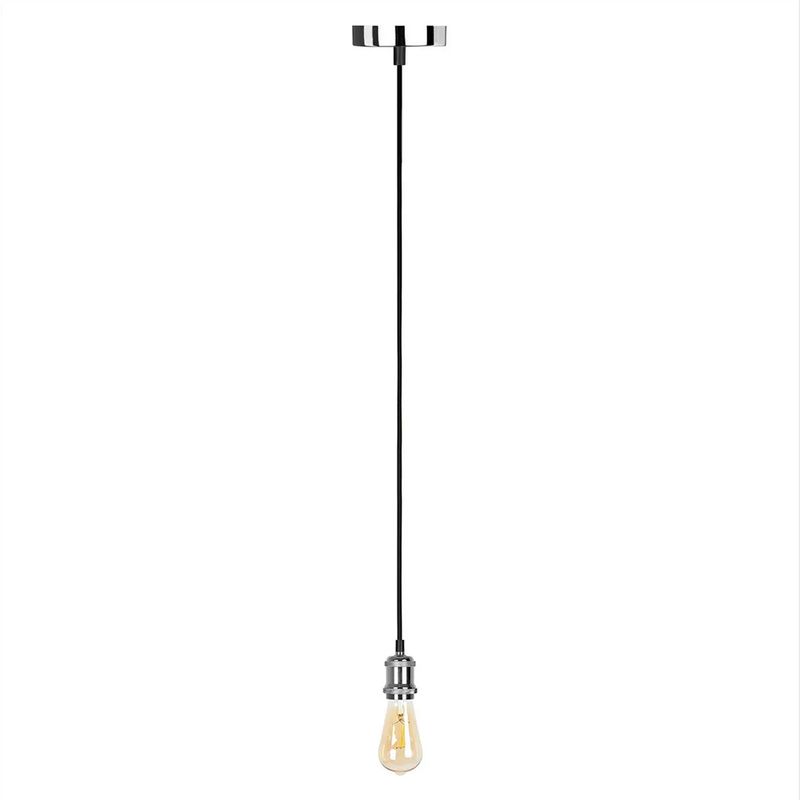 MICRO - Lámpara colgante vintage e27 para led-gray
