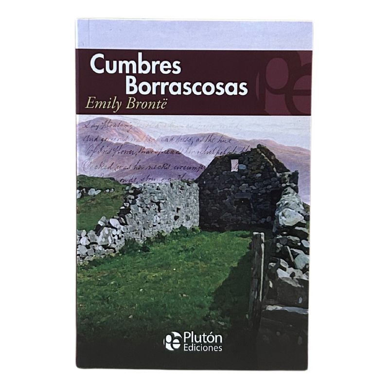 PLUTON EDICIONES - CUMBRES BORRASCOSAS - Emily Brontë