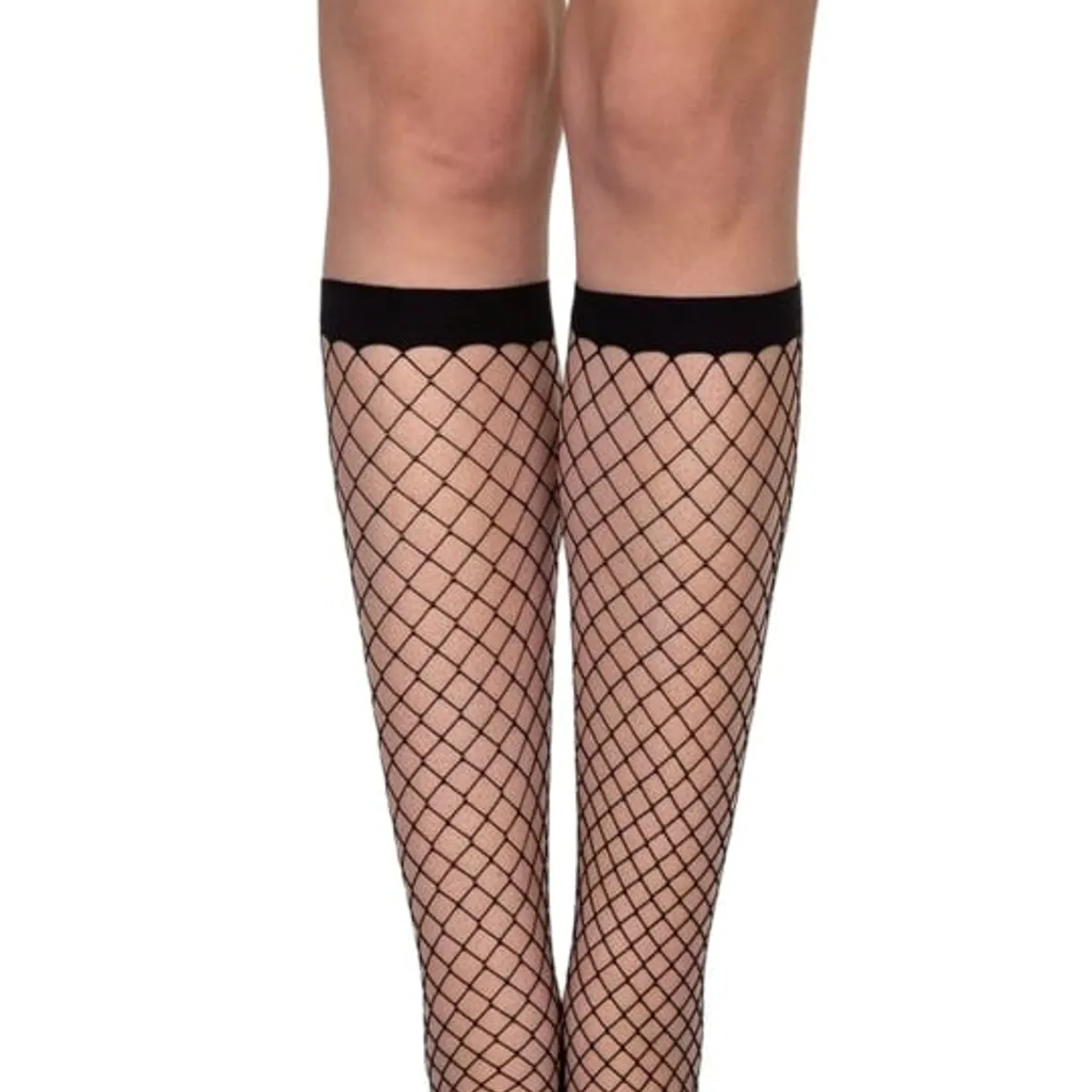 GARSIL - Calceta - Calcetines Largos - Medias Tipo Malla Con Diseños Para Mujer