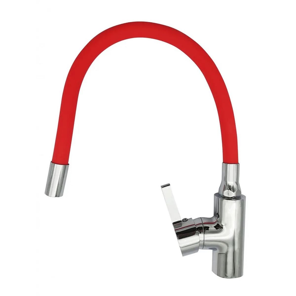 TAUMM - MONOMANDO LAVAPLATO CUELLO FLEXIBLE ROJO TAUMM