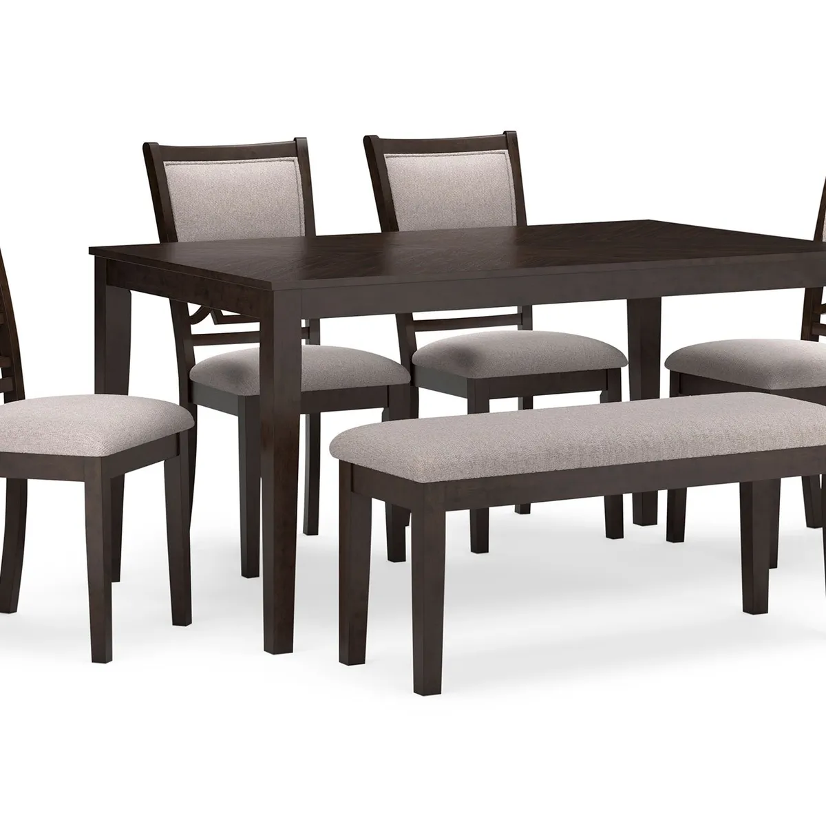 ASHLEY - Juego comedor Langwest set 6 piezas