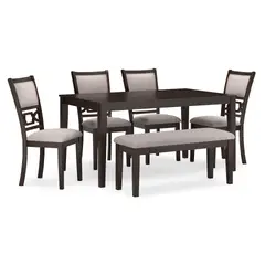 ASHLEY - Juego comedor Langwest set 6 piezas