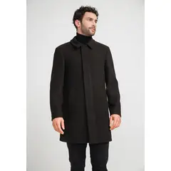 PERRY ELLIS - Abrigo Hombre Lana Negro