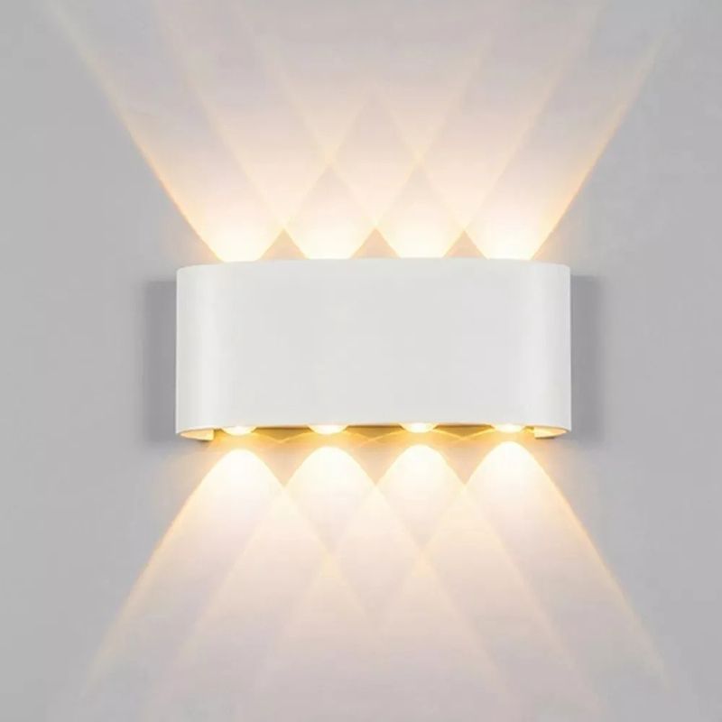 MICRO - Lámpara De Pared Moderna Led 8w Para Exteriores Luz Cálida Blanco