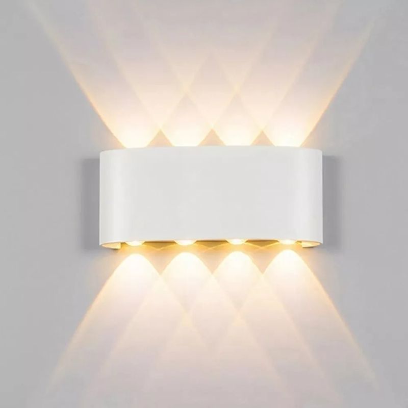 MICRO - Lámpara De Pared Moderna Led 8w Para Exteriores Luz Cálida Blanco