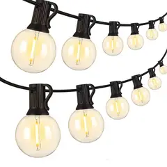 MICRO - Guirnalda luces led ahorro-anergía 25foco jardín teker 76m