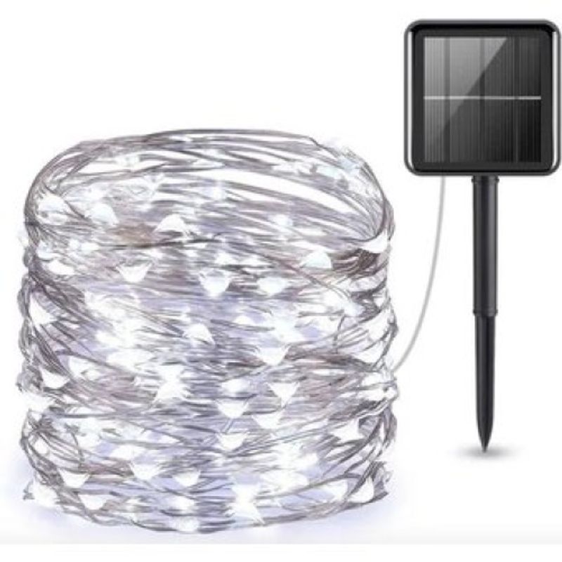 MICRO - Luz Solar Led Navideña Blanco