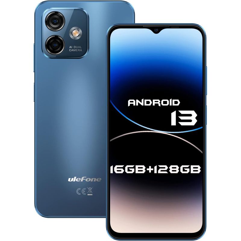 ULEFONE - Celular Ulefone Note 16 Pro 16GB + 128GB 6.52" HD-Verde