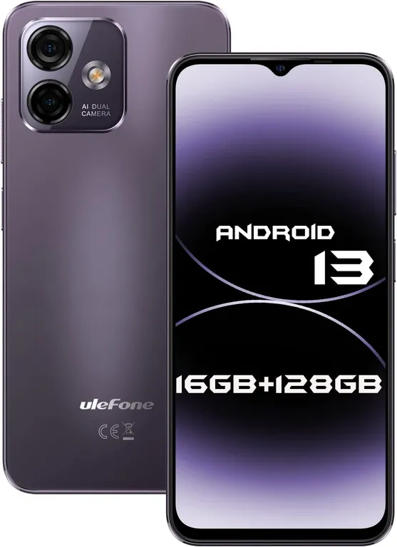 Celular Note 16 Pro 16GB + 128GB 6.52" HD-Morado