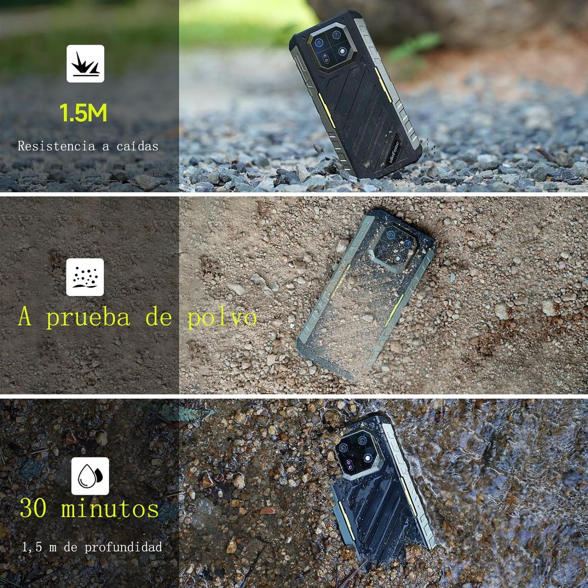 ULEFONE - Celular Ulefone Armor 22 16GB+256GB -verde