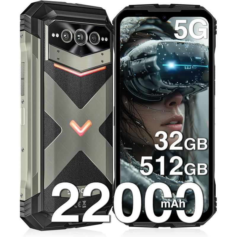 DOOGEE - Celular doogee VMAX PRO 32GB+512GB-Gris