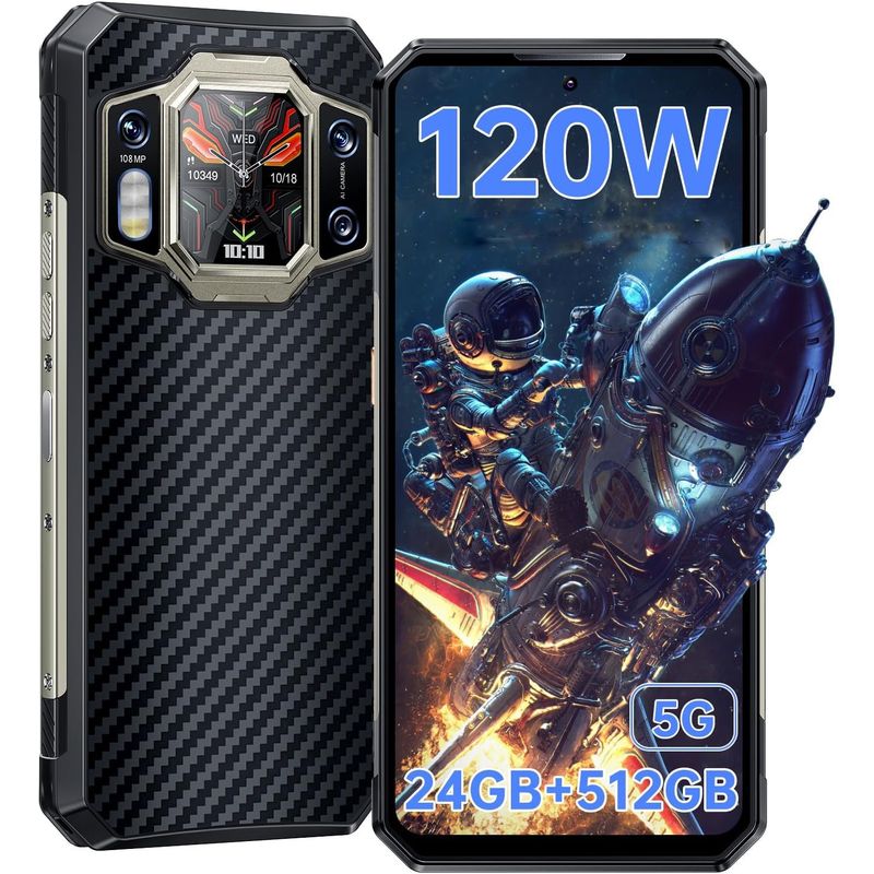 OUKITEL - Celular oukitel WP30 PRO 24GB + 256GB-Negro