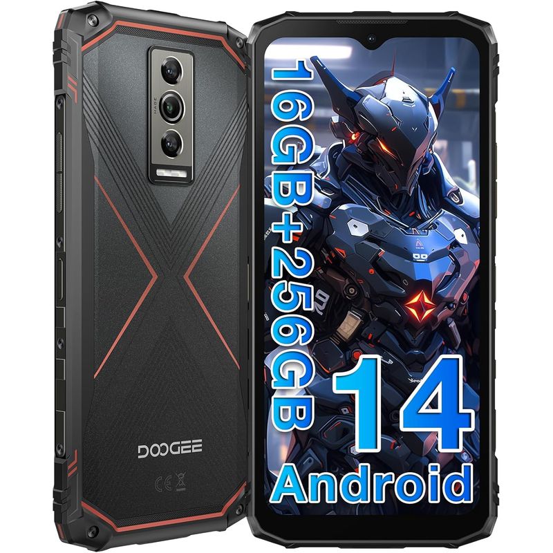 DOOGEE - Celular doogee Blade10 Pro 16GB+256GB-Rojo