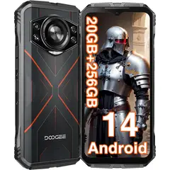 DOOGEE - Celular S Cyber 20GB+256GB-Rojo
