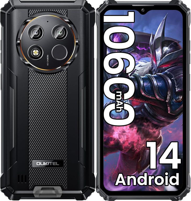 WP28E Celular 8GB+64GB 10600mAh Android 14 Smartphone