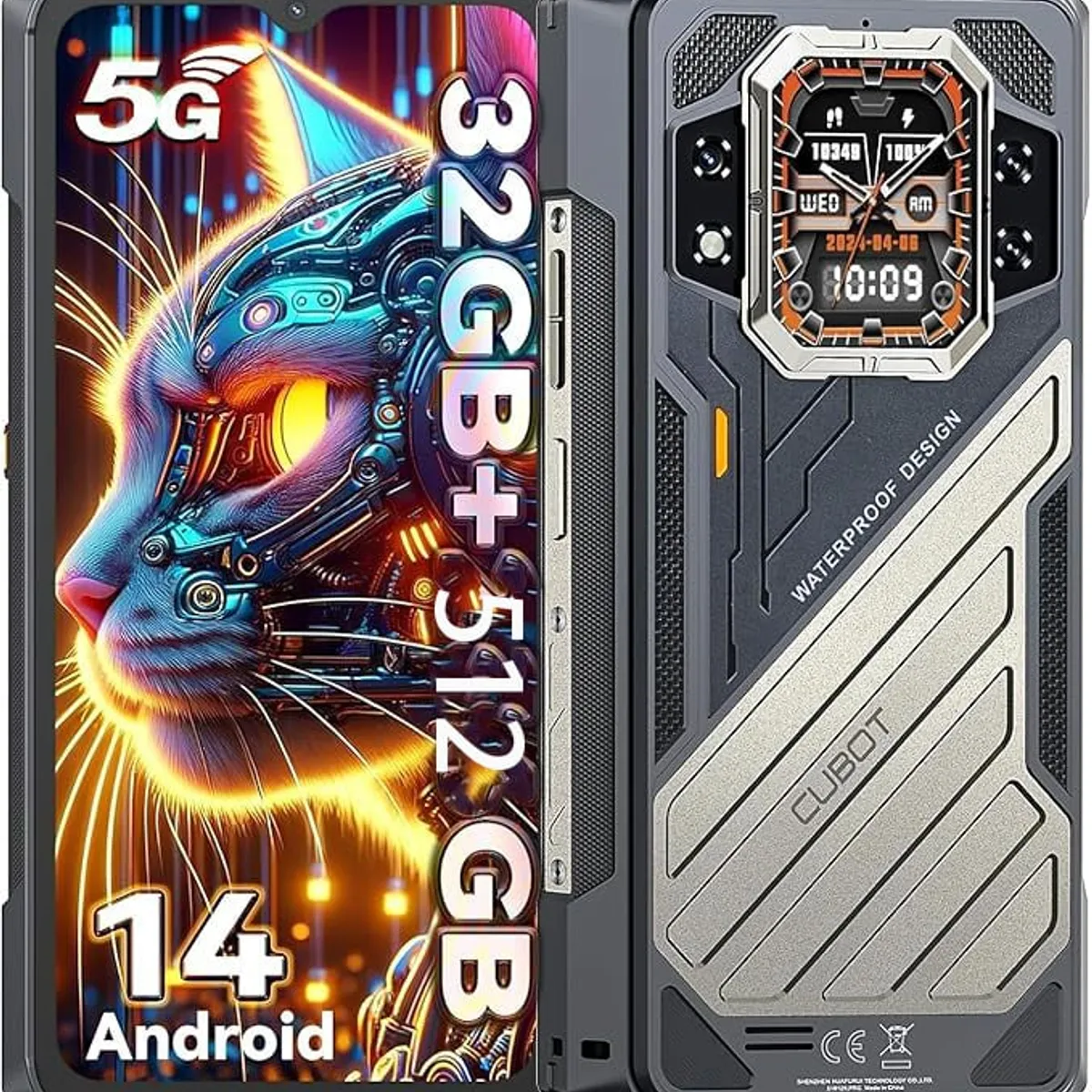 CUBOT - Celular cubot kingkong X 32GB+512GB-Negro