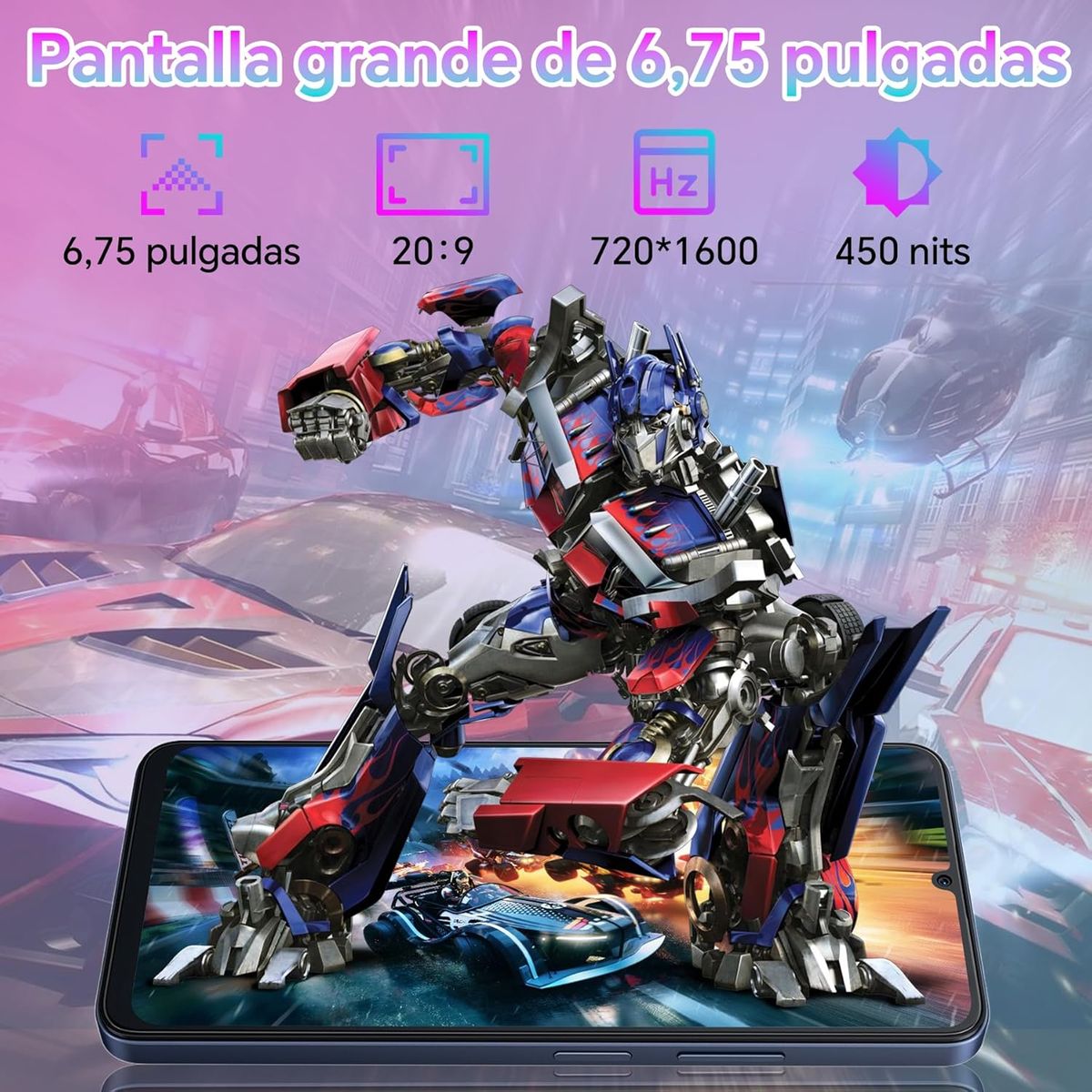 OSCAL - Celular Oscal modern 8 16GB+128GB-Púrpura