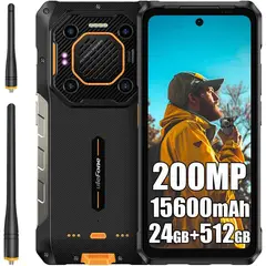 ULEFONE - Armor 26 Ultra 5G celular 200MP-Negro