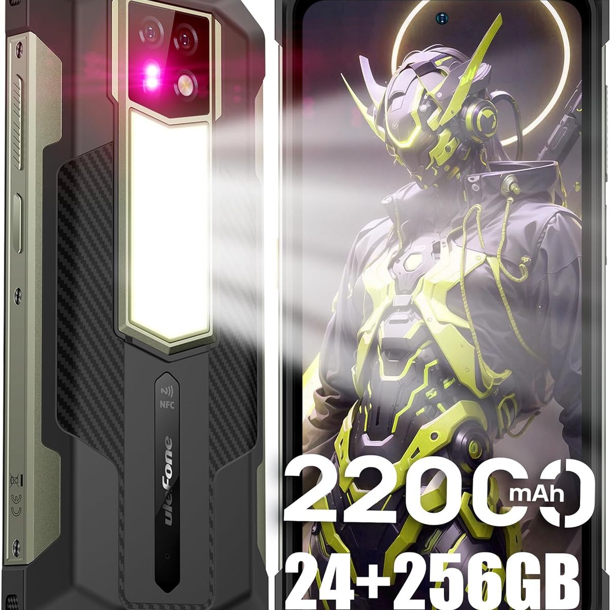 ULEFONE - Celular ulefone Power Armor 24 24GB+256GB-Negro