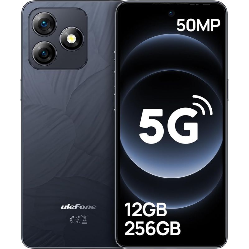 ULEFONE - Celular ulefone NOTE 18 ULTRA 12GB+256GB-Negro