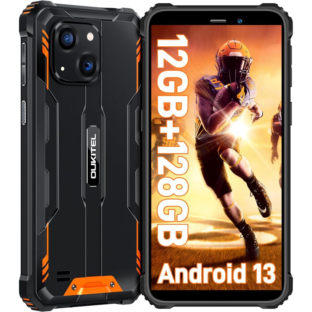 OUKITEL - Celular oukitel WP32 12GB+128GB-Naranja