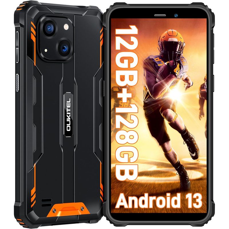 OUKITEL - Celular oukitel WP32 12GB+128GB-Naranja