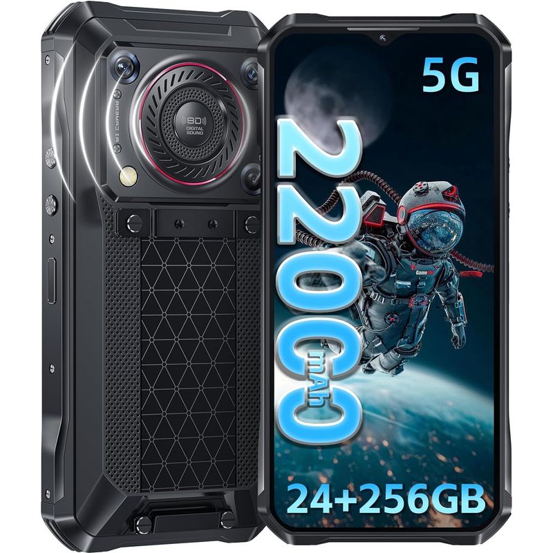 OUKITEL - Celular oukitel WP33 PRO 24GB + 256GB-Negro