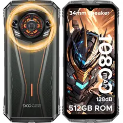 DOOGEE - Celular S punk Pro 20GB+512GB-Naranja