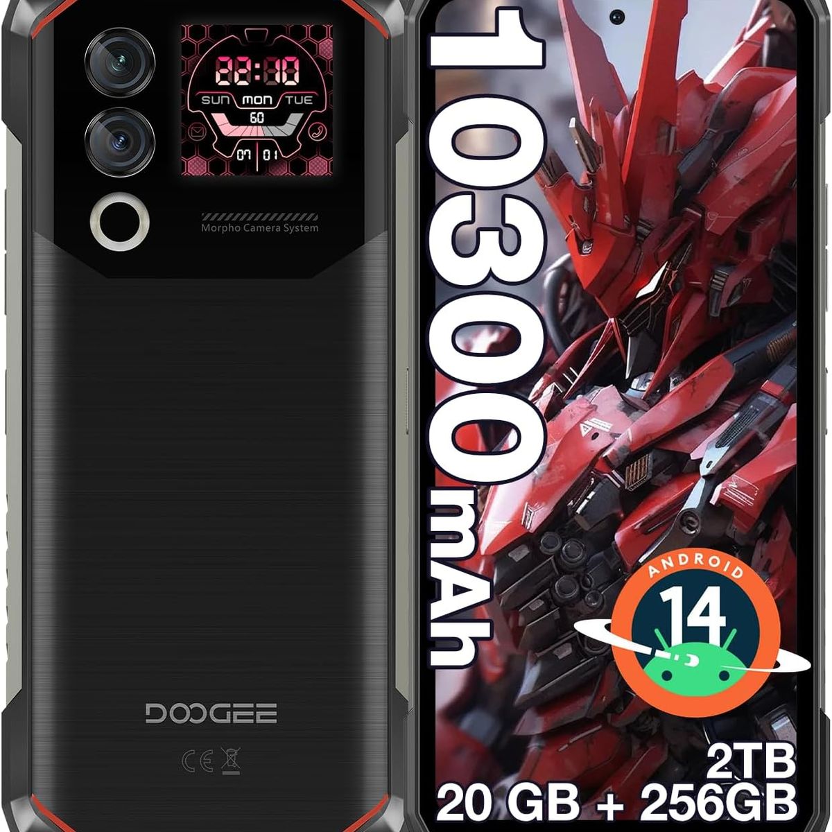 DOOGEE - Celular doogee Blade 10 MAX 20GB+256GB-Negro