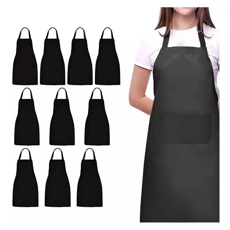 MICRO - 10 Pzs Mandil Delantal Para Chef Meseros Barbería Pintores.